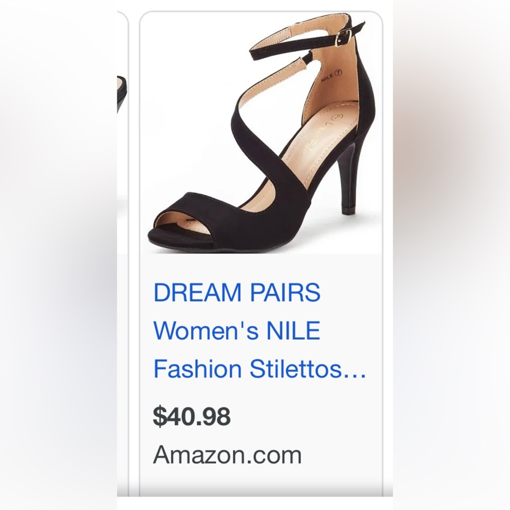 Dream Pairs Black Heels Sleek Design
